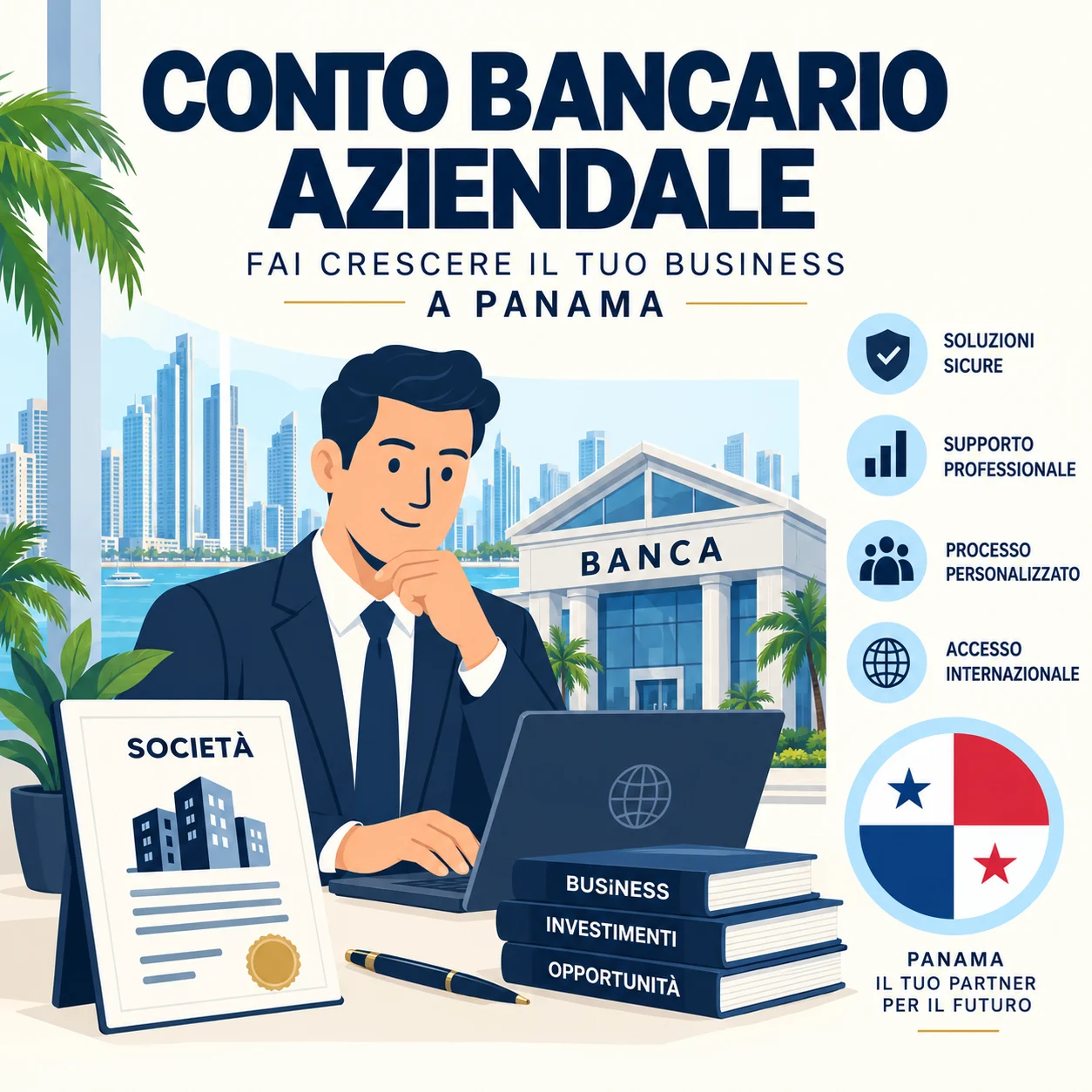 Apertura di Conto Bancario Aziendale a Panama