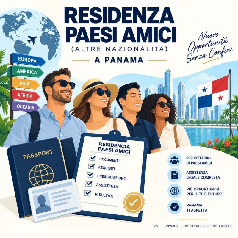 Residenza Paesi Amici a Panama (Altre Nazionalità)